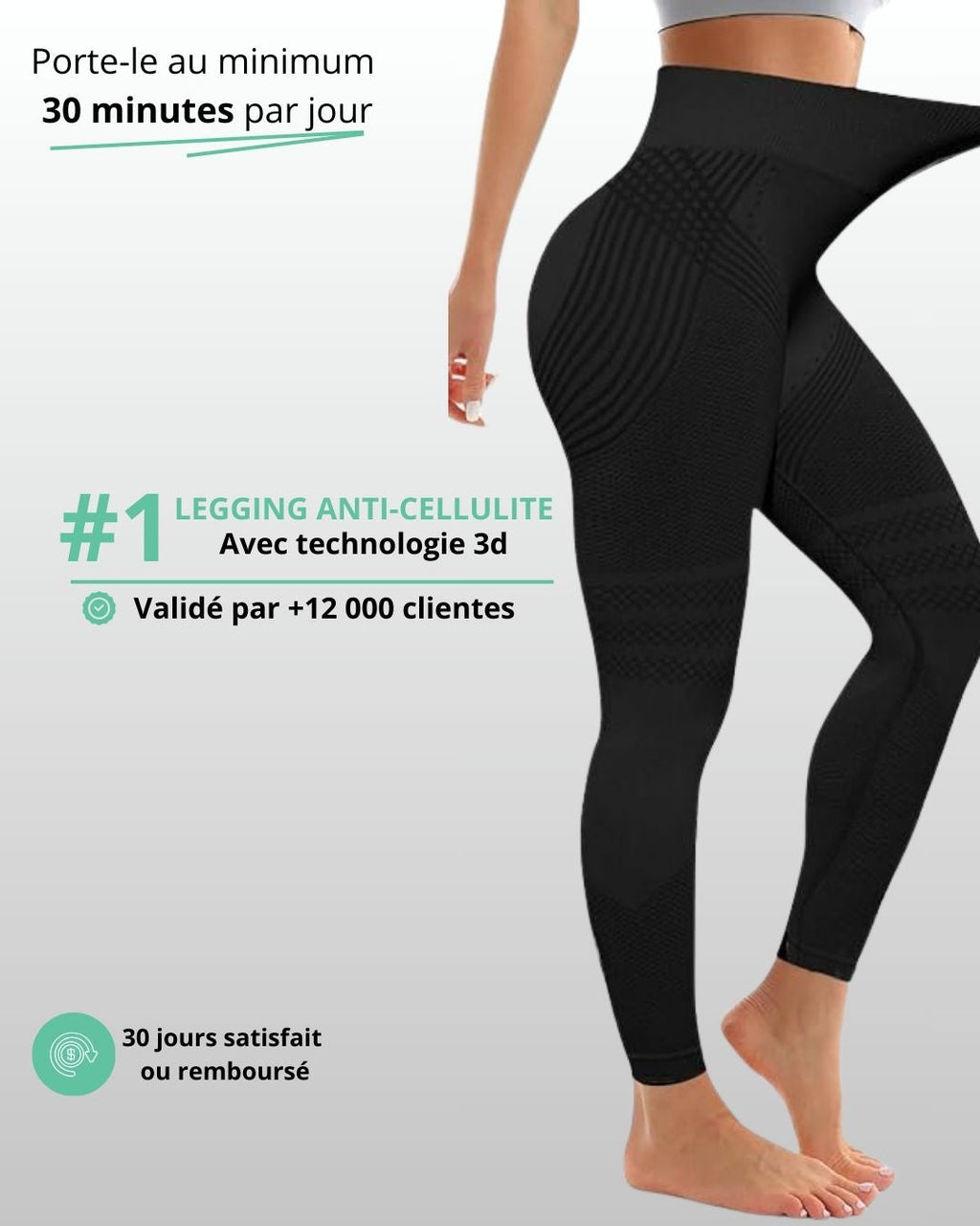 Legging Anti-Cellulite Sculptant & Push-Up OnaFit®